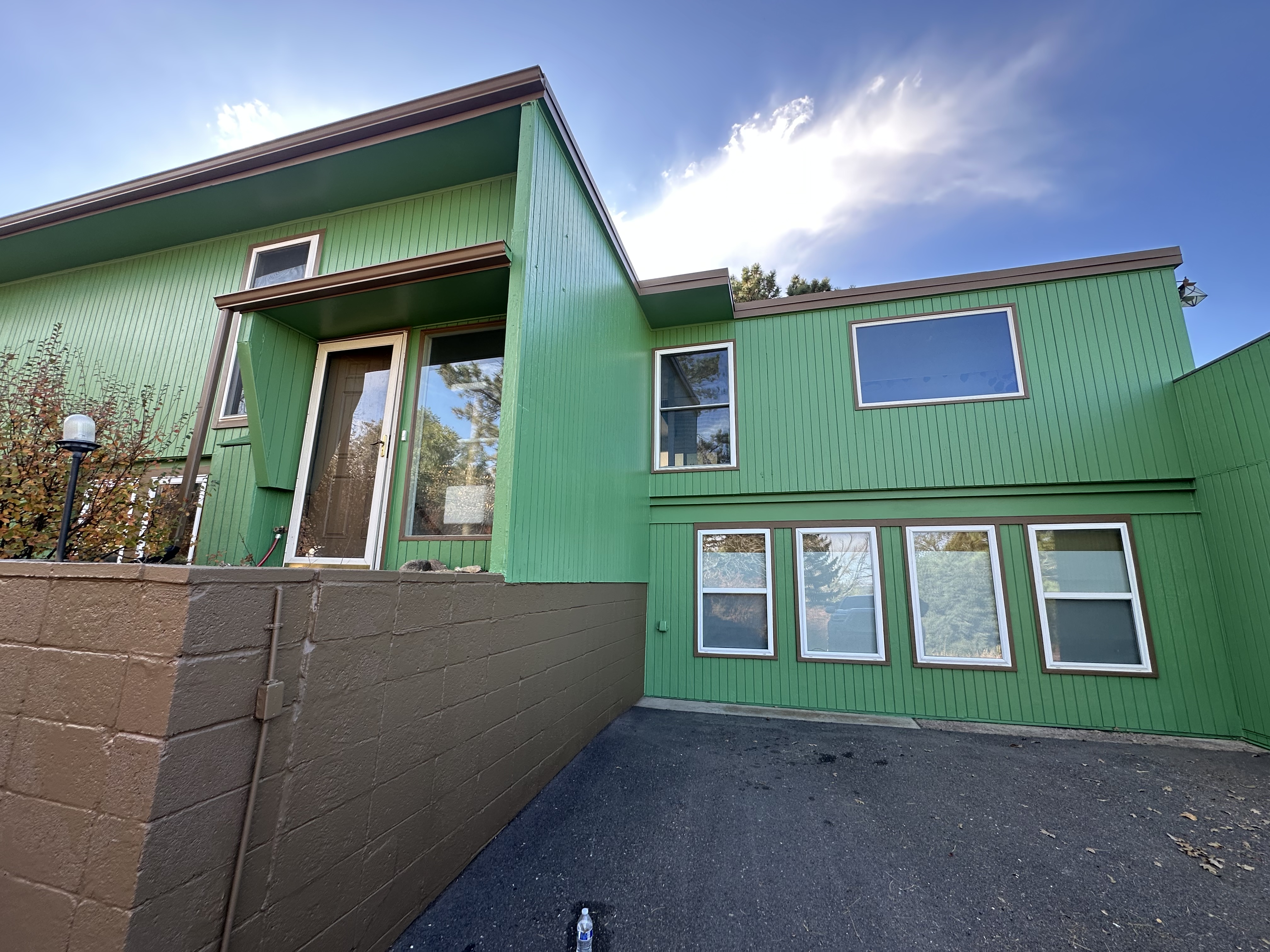 Green House Exterior - Finished Project