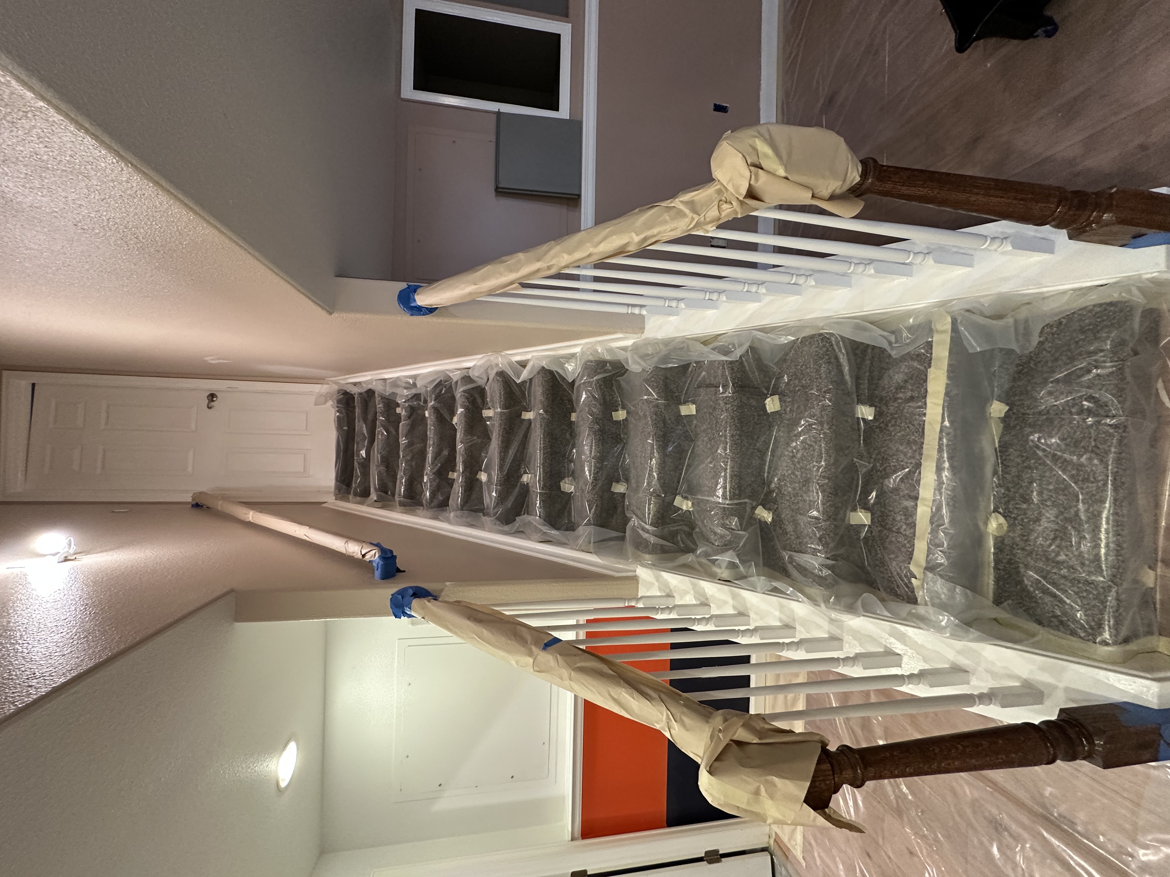 Protected Stairway During Renovation - Professional Care