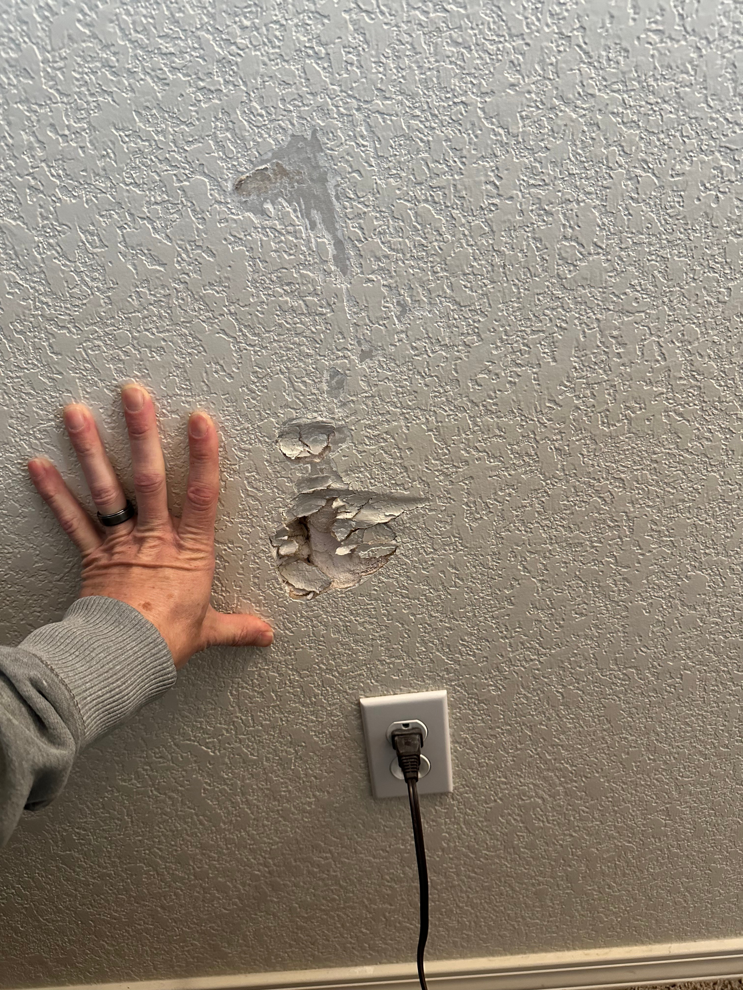 Drywall Damage - Before Repair Work